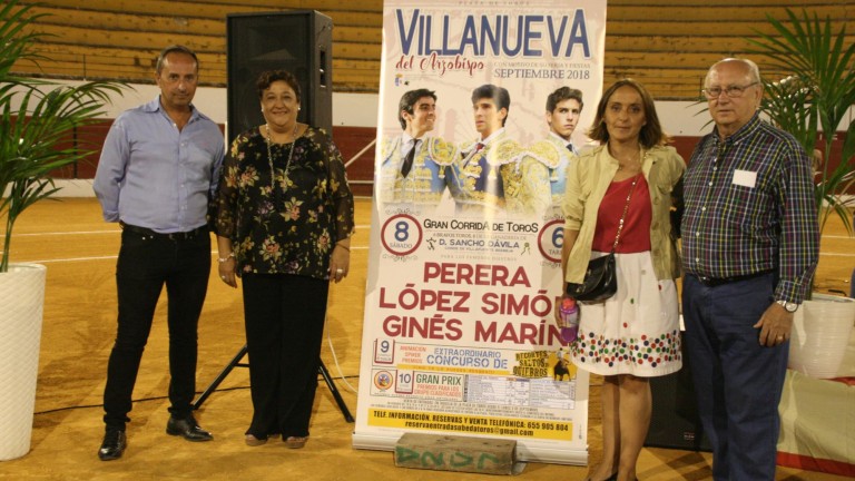 Villanueva del Arzobispo contará con Perera, López Simón y Marín