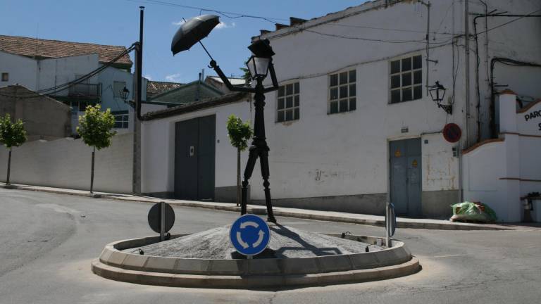 Nueva rotonda en el barrio de San Blas