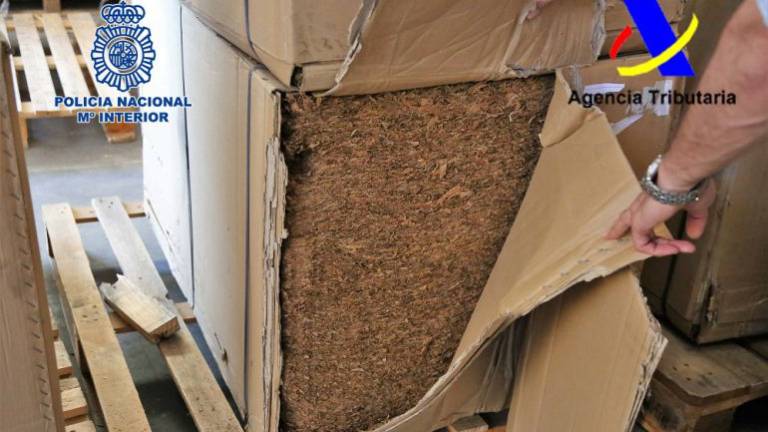Detenidos con 800 kilos de tabaco de contrabando