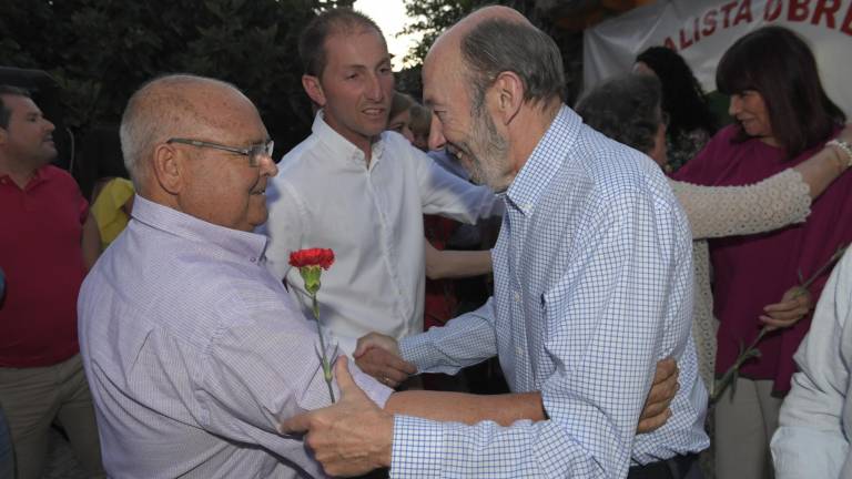 Rubalcaba, un referente para la militancia