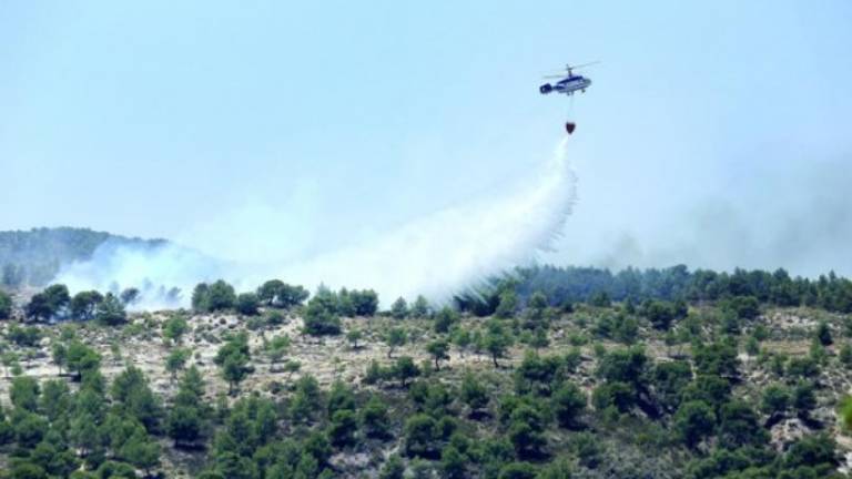 Arde la sierra de Quesada