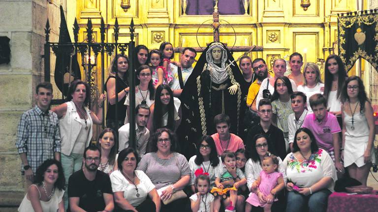 La Virgen de los Dolores y el Cristo de la Misericordia, principales protagonistas