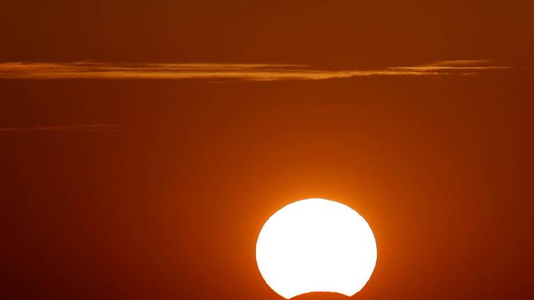 Así se vio el eclipse solar