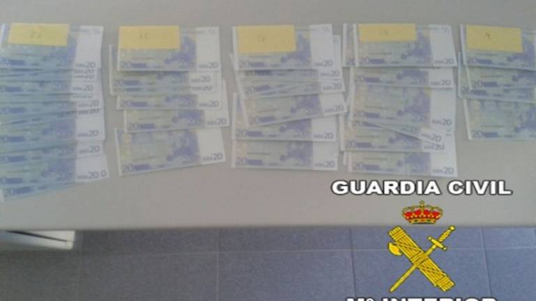 Tres detenidos en Úbeda por posesión de billetes falsos de 20 euros&nbsp;