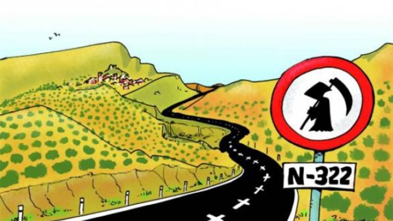 Una carretera mortal, en el callejón de la mona