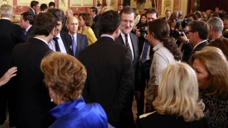 La Constitución congrega a los cuatro líderes nacionales