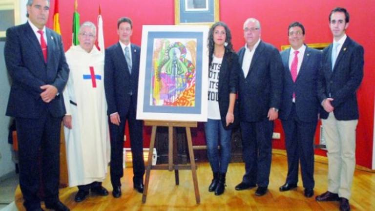 Un diseño gráfico ilustra el cartel de la Romería 2015