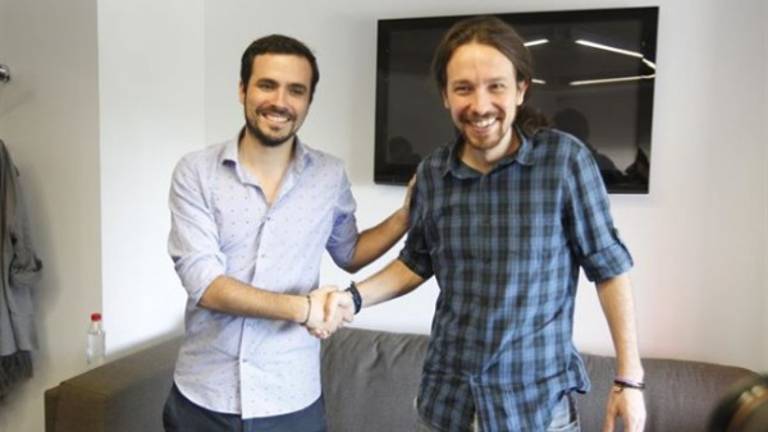 Alberto Garzón rechaza la oferta de Pablo Iglesias de integrarle en la lista de Podemos
