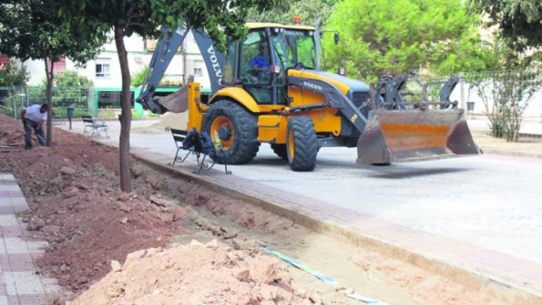 Buen ritmo en el cambio de canalizaciones de La Malena
