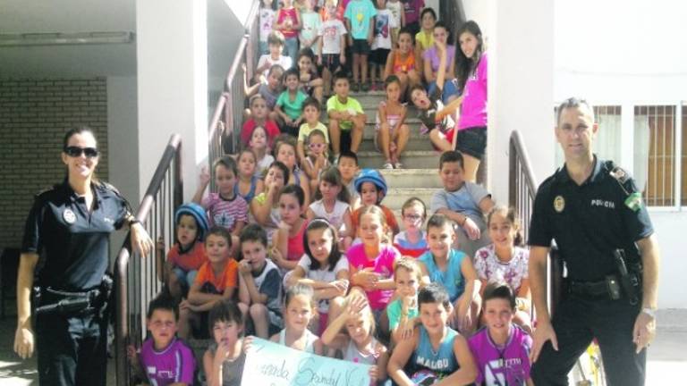 Los pequeños aprenden a ser buenos ciclistas y peatones