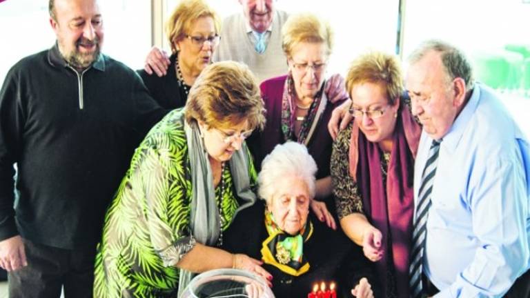 Marcela Solano es centenaria