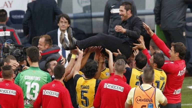 El Atlético de Madrid, campeón de Liga dieciocho años después (1-1)