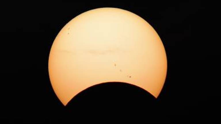 Así se vio el eclipse solar