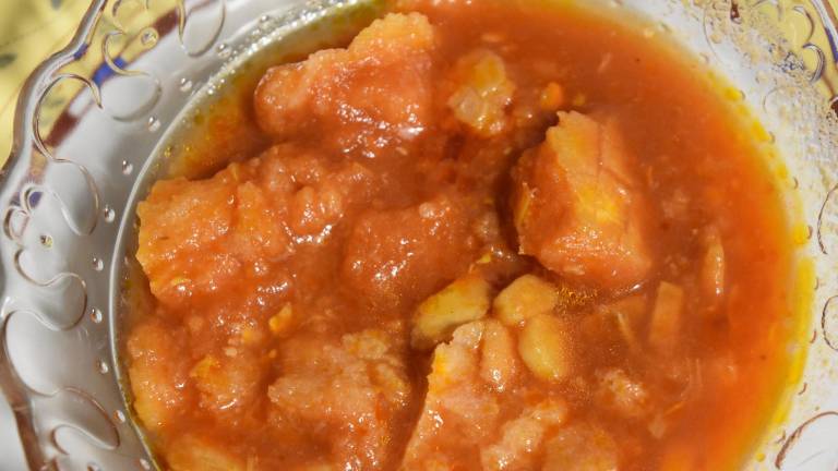 Sopa de ajo de tomate