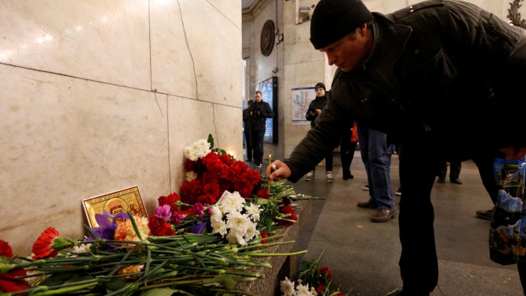 Acienden a 14 los muertos por el atentado en el metro de San Petersburgo
