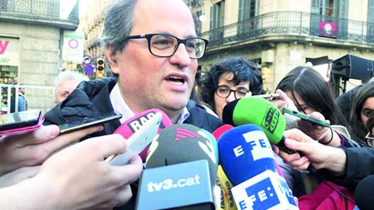 Puigdemont apuesta por Torra