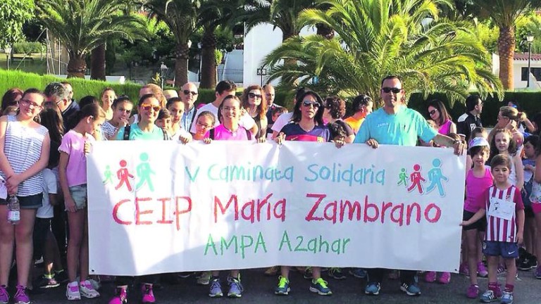 Deporte solidario en el “María Zambrano”