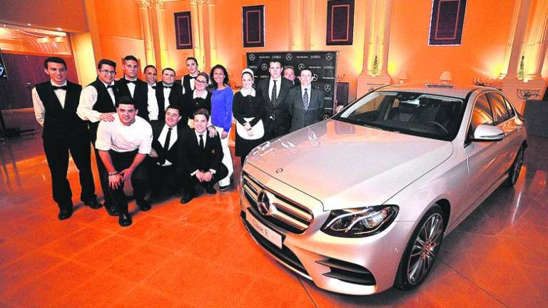 Jadisa luce el Mercedes Clase E