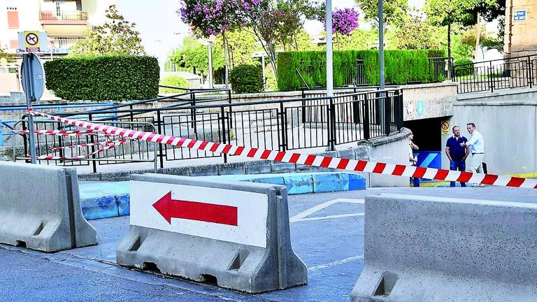 El parking público de San Agustín, cerca de su reapertura