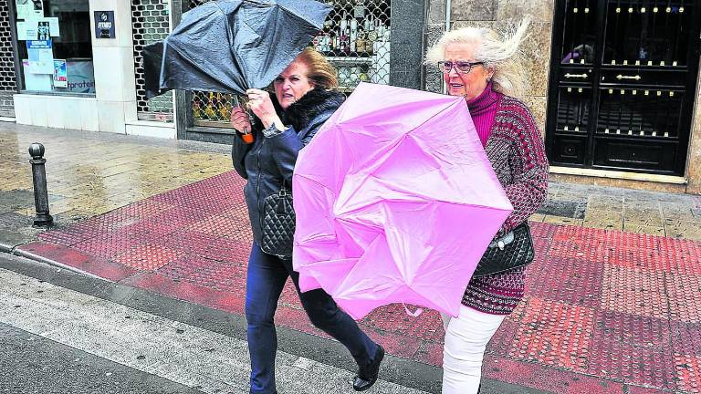 Un viento de 103 kilómetros/hora