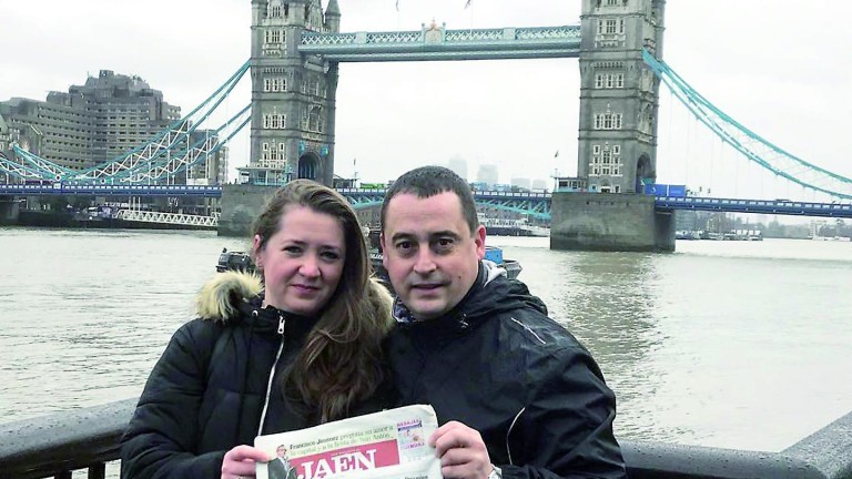 Diario JAÉN con el London Bridge de fondo