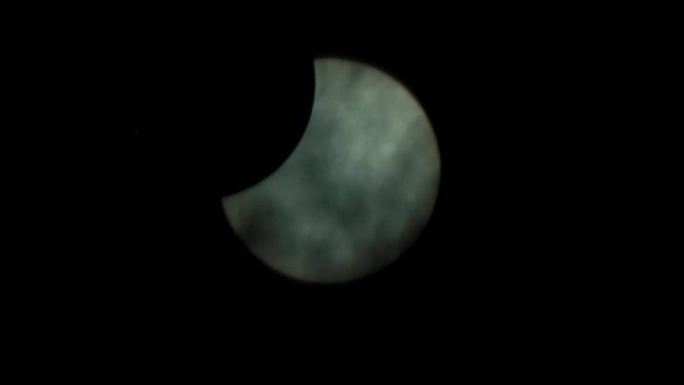 Así se vio el eclipse solar