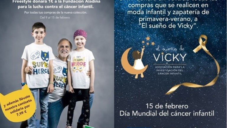 El Corte Inglés donará un euro por cada prenda vendida a la Fundación Aladina contra el cáncer infantil