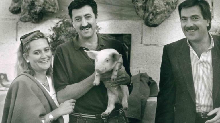 La Feria San Lucas, a color y en blanco y negro, en La Barra