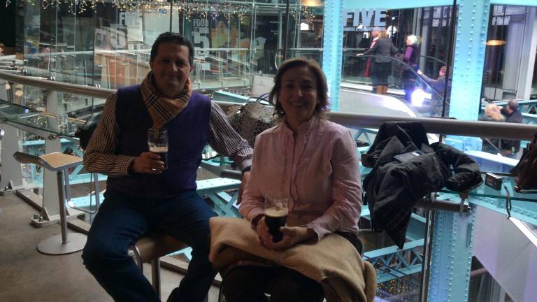 Alberto y Manoli disfrutan en Dublín