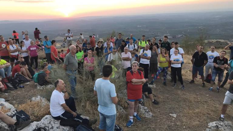 Alta asistencia para la velada nocturna en el castillo marteño