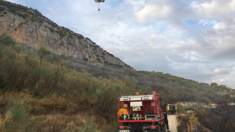 Estabilizado el incendio forestal de Jimena
