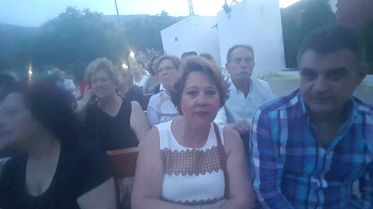 Jubilación en la ermita de la Virgen Blanca
