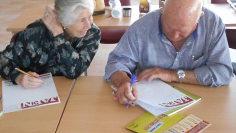 Clase de historia y periodismo