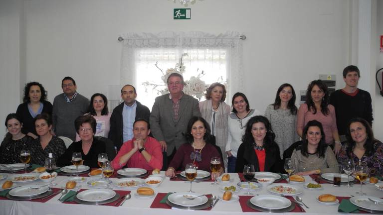 Almuerzo de los maestros del colegio “Santiago Apóstol” de Valdepeñas