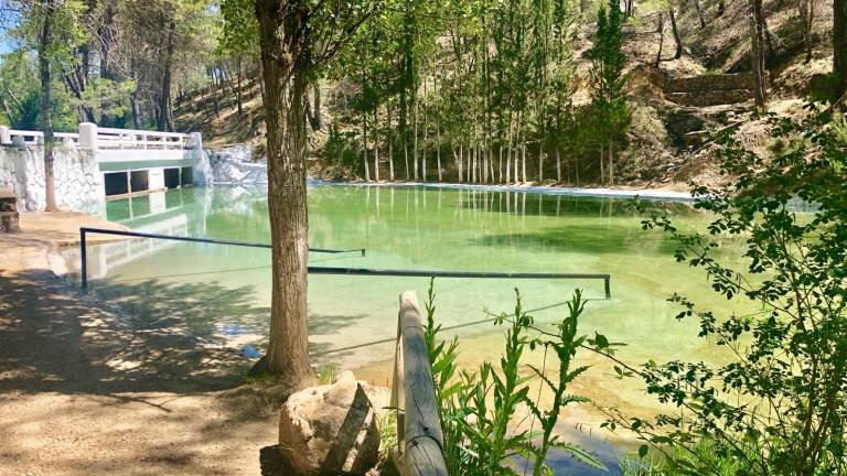 Zona de baño en la “Peña del Olivar”