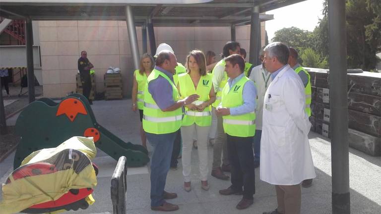 El presidente de Diputación visita las obras del “Jardín de los Sueños”