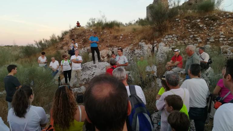 Alta asistencia para la velada nocturna en el castillo marteño