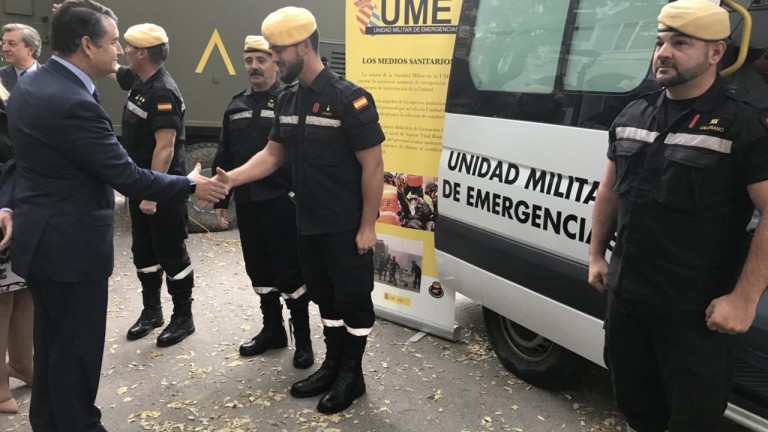 La Unidad Militar de Emergencias, “un orgullo para España”