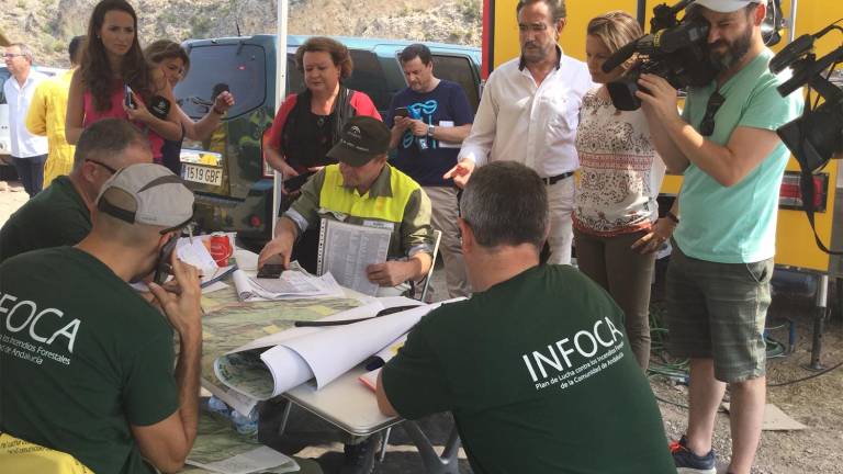 Diputación trabajará con los ayuntamientos segureños para paliar las consecuencias del incendio
