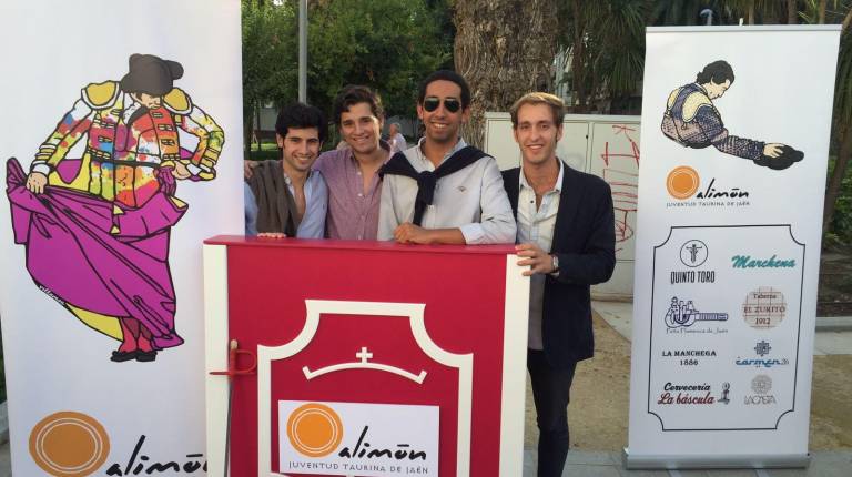 INICIATIVA. <i>De izquierda a derecha, Antonio Lendínez, Fernando Jesús Caro, Eduardo López y Javier Sánchez. </i>