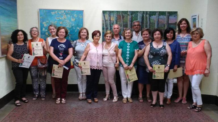 Acto de clausura del Aula de Pintura