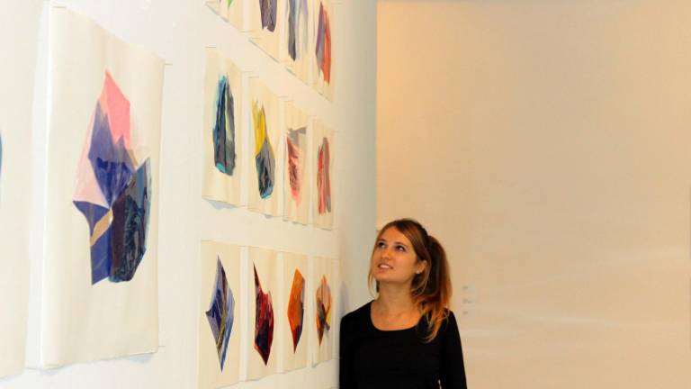 Abstracto, quintaesencia de Amanda Jiménez