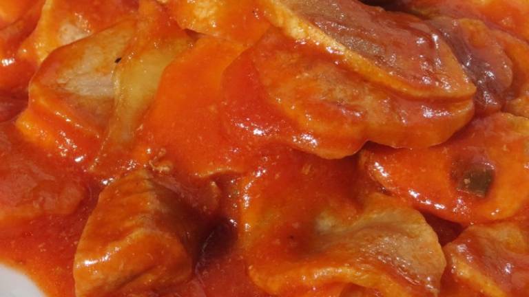 Patatas con tomates