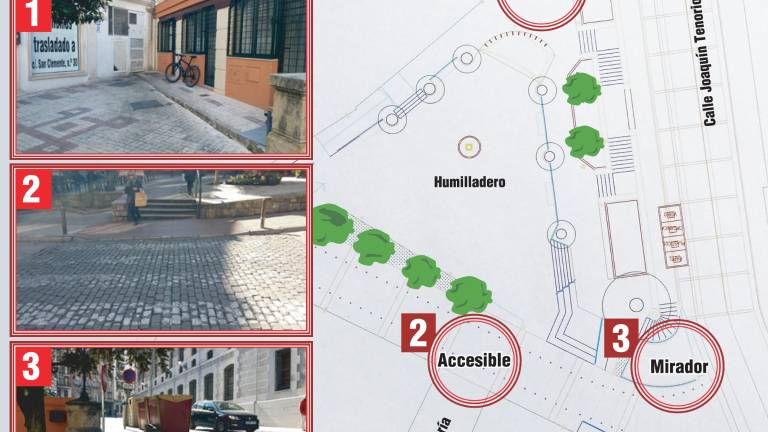 El Pósito baja un metro y tendrá mirador y un escenario