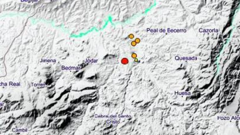El terremoto de Jódar se sintió en gran parte de la provincia