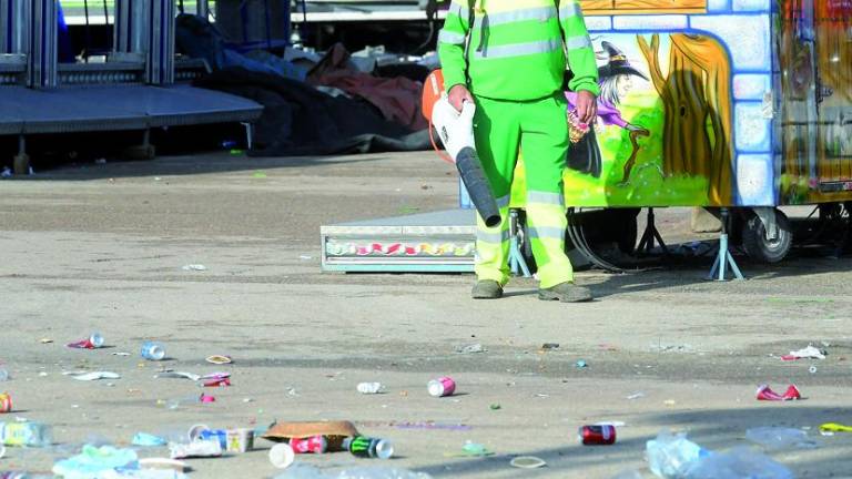 Ahora toca limpiar y recoger