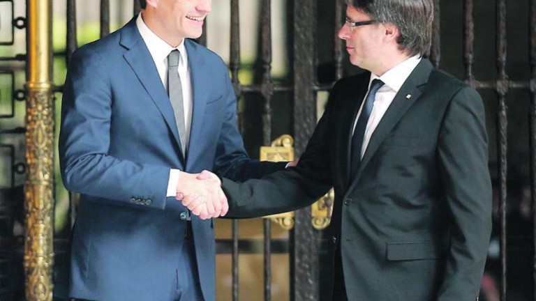 Sánchez rechaza el referéndum, pero brinda soluciones a Cataluña