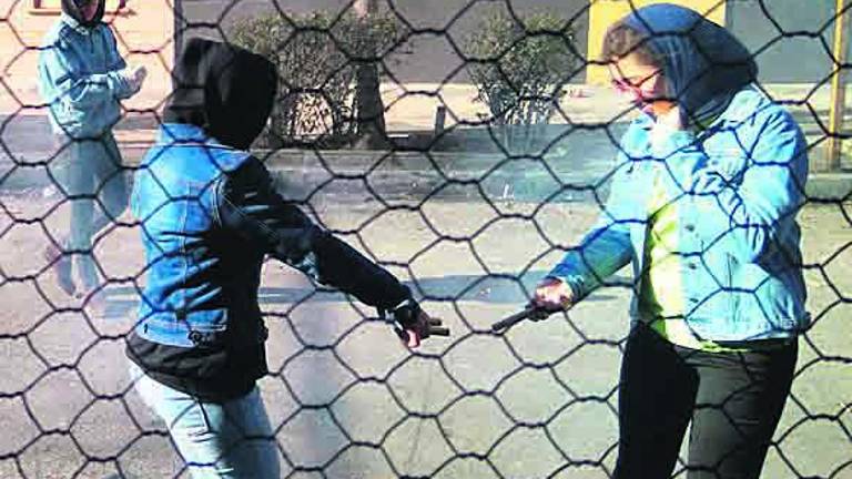 Ofrenda de cohetes al patrón