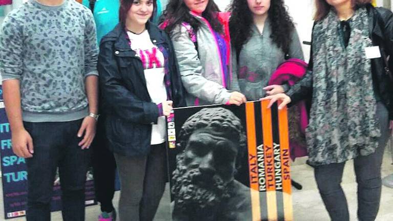 Estudiantes del Jándula, en Catania
