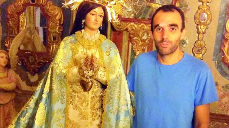 Vestidor de la Virgen en Mazarrón
